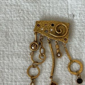 Beautiful antique gold Patricia Locke pin